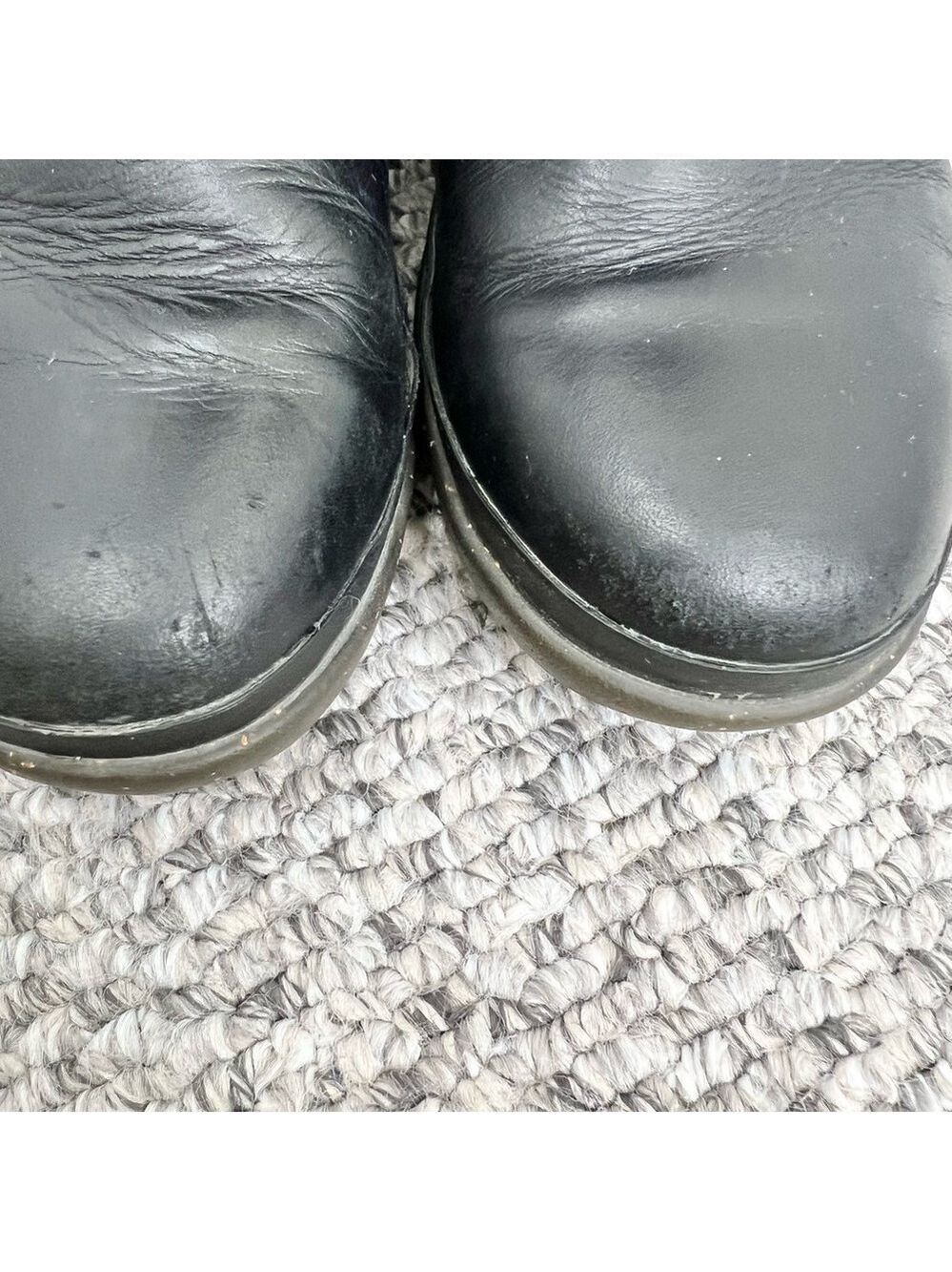 UGG Kesey waterproof black leather grey wool lined winter ankle snow boots 7.5 - Picture 6 of 13